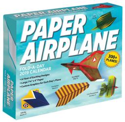 Paper Airplane Fold-A-Day 2019 Calendar