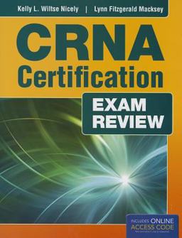 CRNA Certification Exam Review  9781449670481 Front Cover