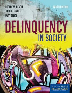 Delinquency in Society: 9th 9781449692414 Front Cover
