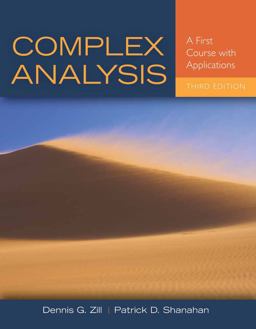 Complex Analysis A First Course with Applications 3rd 9781449694616 Front Cover