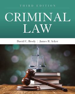 Criminal Law 3rd 9781449698447 Front Cover