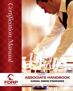 Associate Handbook Casual Dining Standards  9781450563079 Front Cover