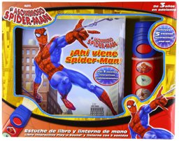 Marvel Spider-Man: Pop-Up Book and 5-Sound Flashlight Set