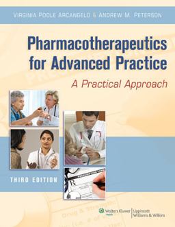 Pharmacotherapeutics for Advanced Practice 3rd 9781451111972 Front Cover