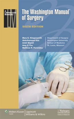 Washington Manual of Surgery 6th 9781451115949 Front Cover