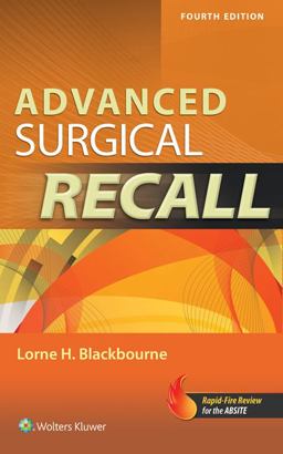Advanced Surgical Recall, 4e 4th 9781451116533 Front Cover