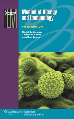 Manual of Allergy and Immunology 5th 9781451120516 Front Cover