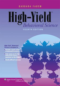 High-Yield Behavioral Science 4th 9781451130300 Front Cover