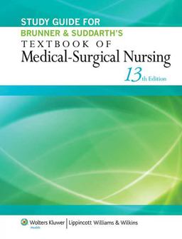 Textbook of Medical-Surgical Nursing 13th 9781451146684 Front Cover