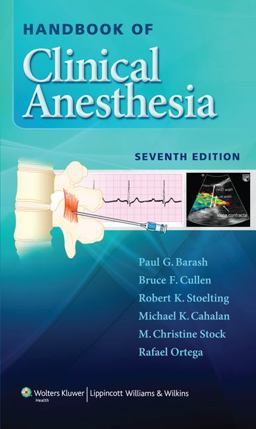 Handbook of Clinical Anesthesia 7th 9781451176155 Front Cover