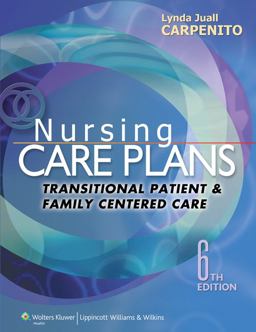 Nursing Care Plans Transitional Patient and Family Centered Care 6th 9781451187878 Front Cover