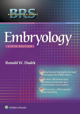 BRS Embryology 6th 9781451190380 Front Cover