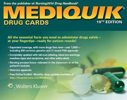MediQuik Drug Cards MediQuik Drug Cards