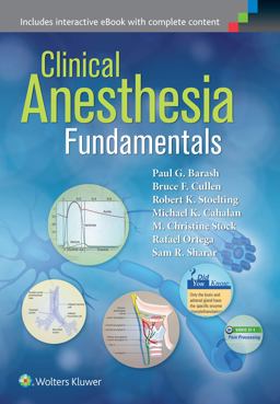 Clinical Anesthesia Fundamentals: Print + Ebook with Multimedia  9781451194371 Front Cover