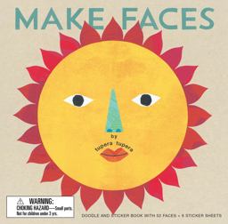 Make Faces Doodle and Sticker Book with 52 Faces + 6 Sticker Sheets 2015 9781452139302 Front Cover