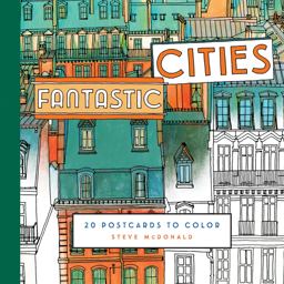 Fantastic Cities: 20 Postcards to Color  9781452155890 Front Cover