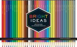 Bright Ideas Deluxe Set 36 Colored Pencils  9781452159768 Front Cover