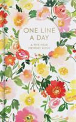 Floral One Line a Day A Five-Year Memory Book  9781452164618 Front Cover