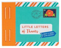 Little Letters of Thanks (Thankful Gifts, Personalized Thank You Cards, Thank You Notes)  9781452165981 Front Cover