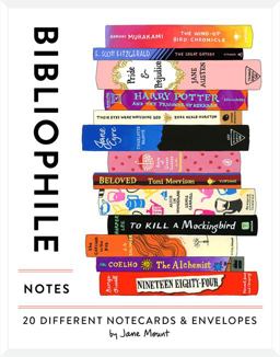 Bibliophile Notes 20 Different Notecards and Envelopes (Notecards for Book Lovers, Illustrated Notecards, Stationery)  9781452167244 Front Cover