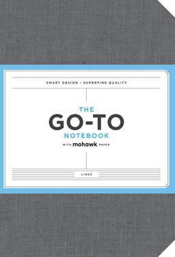Go-To Notebook with Mohawk Paper, Slate Grey Lined (Lined Notebook, Line Notebook, Notebook with Lines)  9781452172392 Front Cover