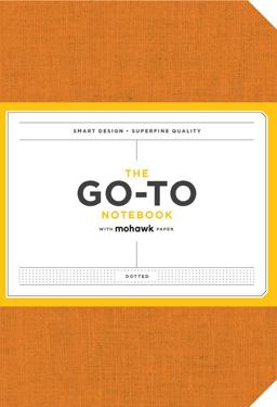 Go-To Notebook with Mohawk Paper, Persimmon Orange Dotted