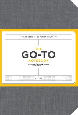 Go-To Notebook with Mohawk Paper, Slate Grey Dotted