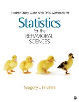 Statistics for the Behavioral Sciences
