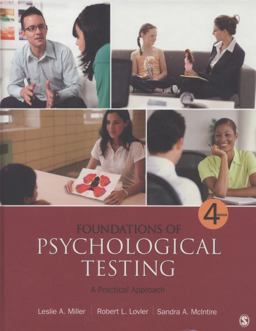 Foundations of Psychological Testing A Practical Approach 4th 9781452219905 Front Cover
