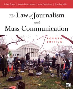 Law of Journalism and Mass Communication 4th 9781452239989 Front Cover