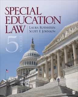 Special Education Law 5th 9781452241098 Front Cover