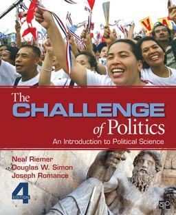 Challenge of Politics 4th 9781452241470 Front Cover