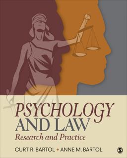 Psychology and Law Research and Practice  9781452258911 Front Cover