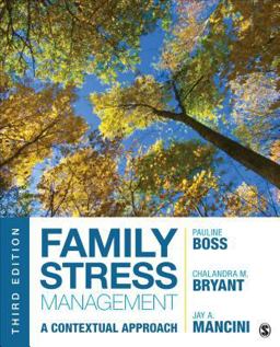 Family Stress Management A Contextual Approach 3rd 9781452270005 Front Cover