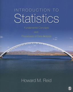 Introduction to Statistics Fundamental Concepts and Procedures of Data Analysis  9781452271965 Front Cover