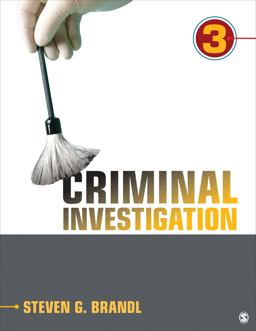 Criminal Investigation 3rd 9781452272122 Front Cover