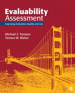 Evaluability Assessment Improving Evaluation Quality and Use  9781452282442 Front Cover