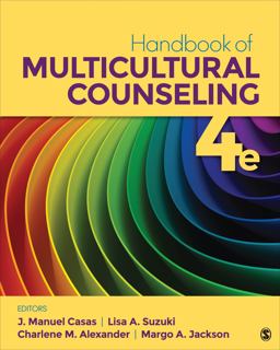 Handbook of Multicultural Counseling 4th 9781452291512 Front Cover