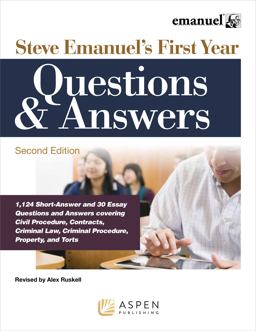Steve Emanuel's First Year Questions and Answers