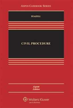 Civil Procedure 8th 9781454807100 Front Cover