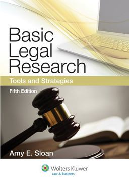 Basic Legal Research Tools and Strategies 5th 9781454808473 Front Cover