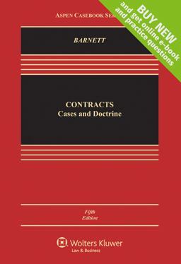 Contracts Cases and Doctrine 5th 9781454809982 Front Cover