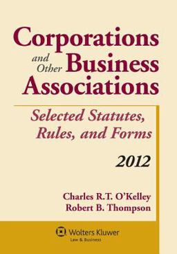 Corporations and Other Business Associations Select Stat 2012 Supp