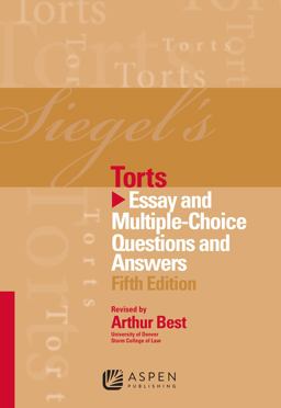 Siegel's Torts