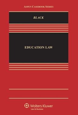 Education Law  9781454820314 Front Cover