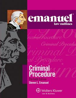 Emanuel Law Outlines Emanuel Law Outlines