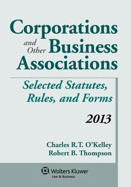 Corporations and Other Business Associations Select Stat 2013 Supp