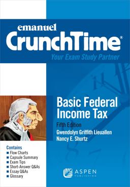 Crunchtime Basic Federal Income Tax 5th 9781454852261 Front Cover