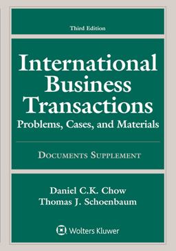 International Business Transactions, 3rd Edition Document Supplement 3rd 9781454859987 Front Cover