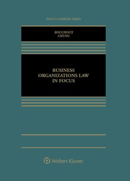 Business Organizations Law in Focus  9781454868071 Front Cover